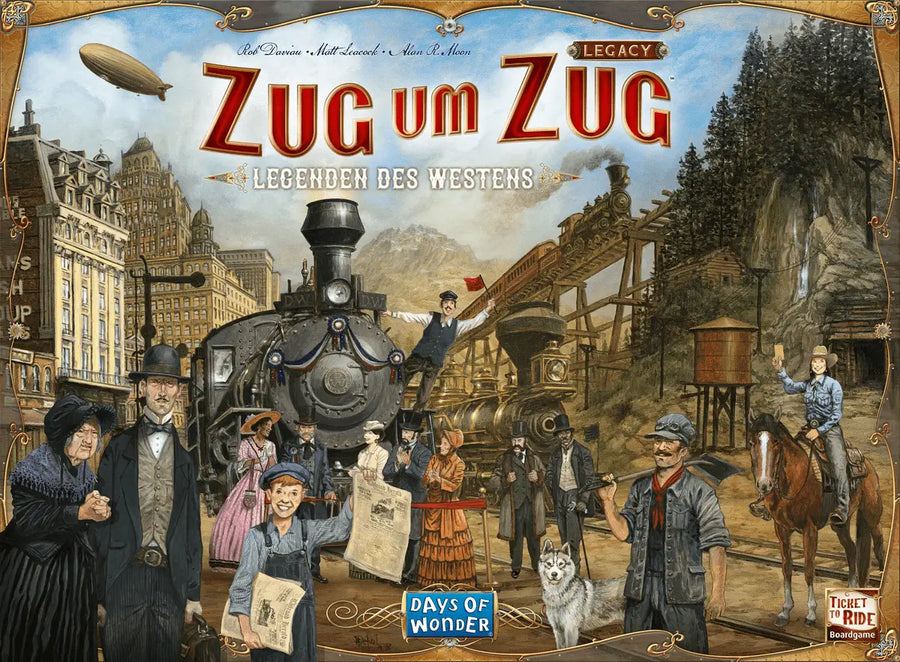 Zug um Zug Legacy: Legenden des Westens (DE) - Days of Wonder - Board Games